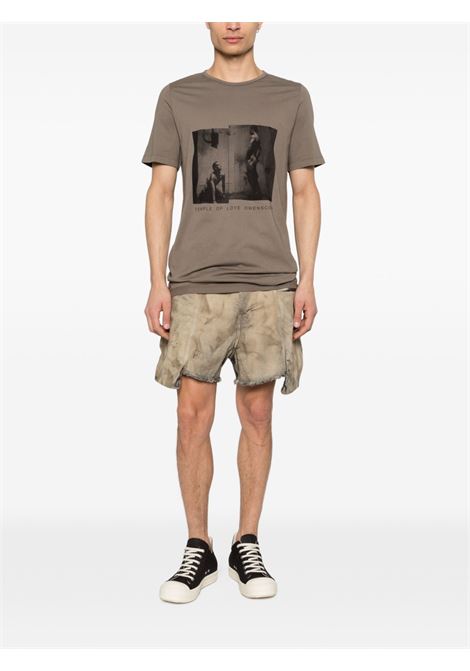 level t t-shirt man dust RICK OWENS DRKSHDW | DU01F4250 RNEP6P3409